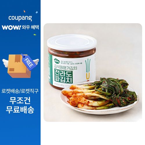 맑은물에 김석원 명가김치 전라도 파김치, 450g, 1개