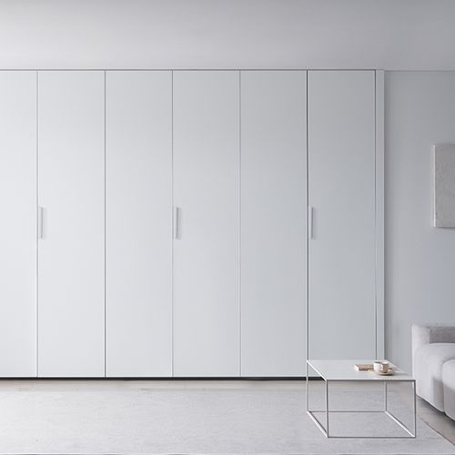 솔리에 레체 여닫이 무몰딩 붙박이장 210~360cm (7자~12자) E0등급 전국실측, 4. 레체 무몰딩(빌스브로 손잡이)