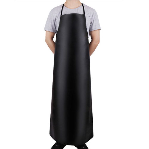 일상스토리 주방 식당 방수 앞치마 대형, 블랙, 1개
