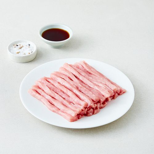 선진포크 한돈 무항생제 인증 등심 잡채용 (냉장), 1개, 300g