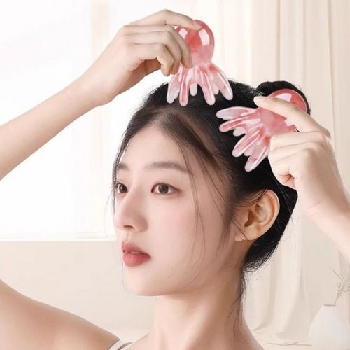 두피 괄사 마사지기 문어형 헤드마사지기 3컬러 스트레스완화 뷰티소품