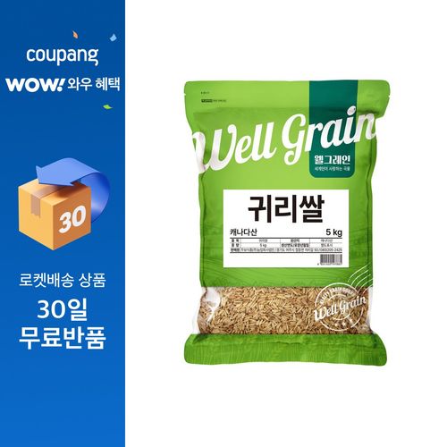 웰그레인 귀리쌀, 5kg, 1개