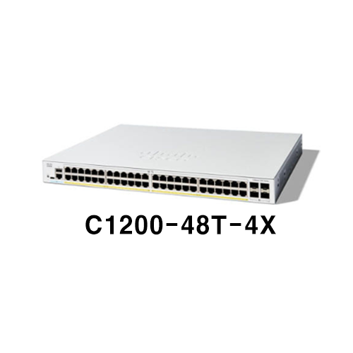 CISCO 시스코 CBS250-48T-4X 10G 4SFP+ 기가비트 48포트 L2 관리형 스위칭허브, 1개