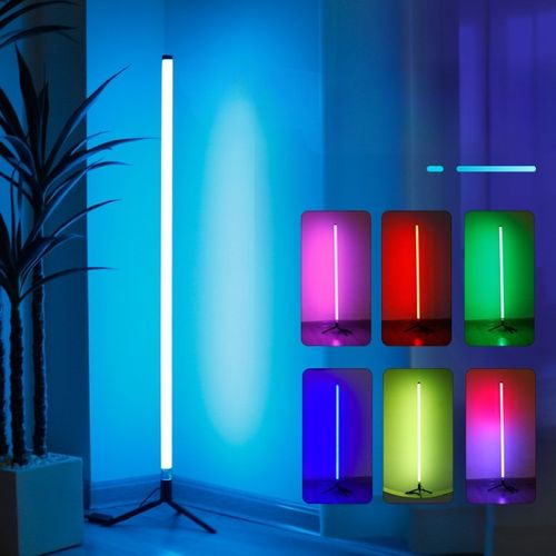 루카스 RGB 장스탠드 네온사인 거실 조명, 1개, 혼합색상