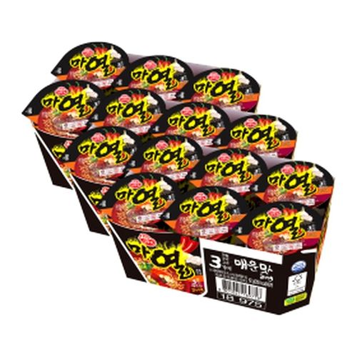 마열라면 컵 62g 6개