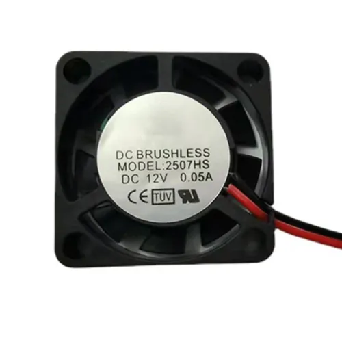 미니 소형 25mm 팬 DC5V/12V/24V 유압 베어링 브러시리스 2507 방열판 쿨러