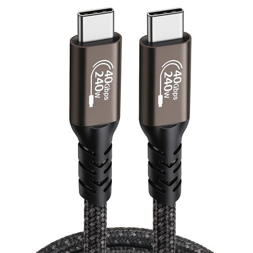 YTEK 이마커 썬더볼트4 고속충전 PD 240W USB 4.0 케이블 40Gbps 8K YT-USB4-050