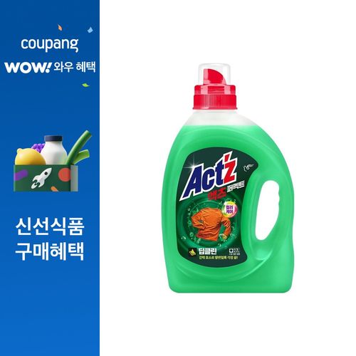 액츠 퍼펙트 딥클린 액상세제, 1개, 2.7L