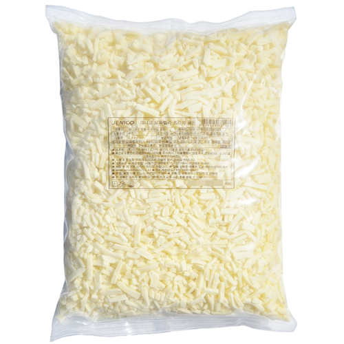 자연치즈 100% 모짜렐라 피자치즈 2.5kg 대용량 자연치즈 슈레드, 2.5kg, 4개