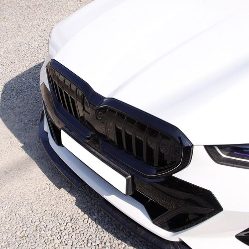 BMW 5시리즈 블랙그릴 부착형커버 24년이후 G60 호환 용품, 1개, BMW G60