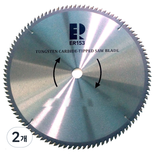 목재용 원형톱날 120T 355 x 25.4 x 3 mm ER-153, 2개