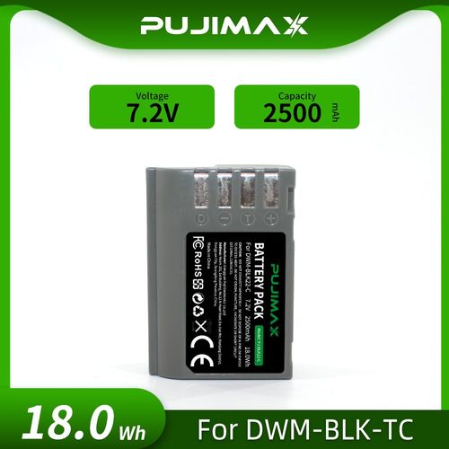 파나소닉 DMW-BLK22 TPC 충전식 배터리LUMIX DC-S5 DC-S5K 호환 배터리 2500mAh 고용량