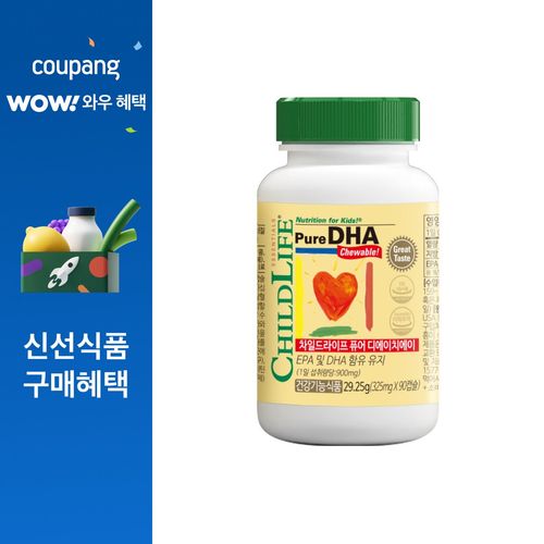 차일드라이프 퓨어 DHA 오메가3 딸기맛, 1개, 29.25g