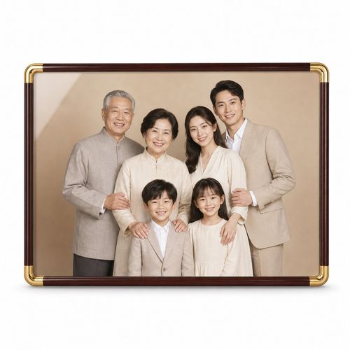 가족사진 맞춤 대형 액자 웨딩 기념사진 벽걸이 탁상 겸용