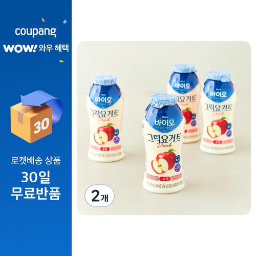 매일바이오 고단백 그릭요거트 드링크 사과, 2개, 4개입, 150ml