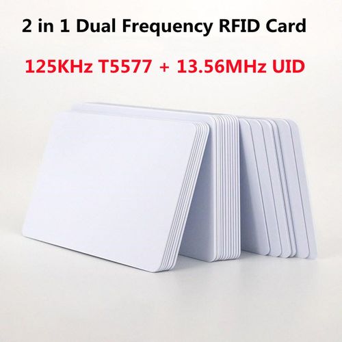 IC ID UID 재기록 가능 복합 키 카드, 키팝 듀얼 칩 주파수 RFID 125kHz T5577 EM4305 13 56MHZ 변경