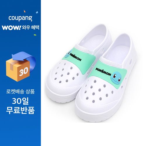 포켓몬스터 아동용 꼬부기 홀드 학생 EVA 실내화, MINT, 210