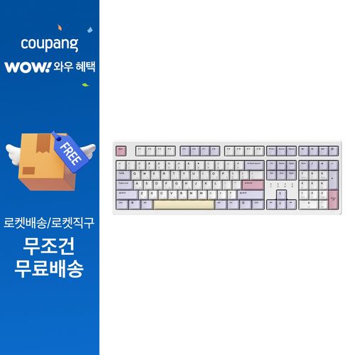 한성컴퓨터 동그리 8K 4K 가스켓 유무선 기계식 키보드 KTT SILENT BLUE 43g, Purple Heart, TFG Cloud Max CF, 제조사축