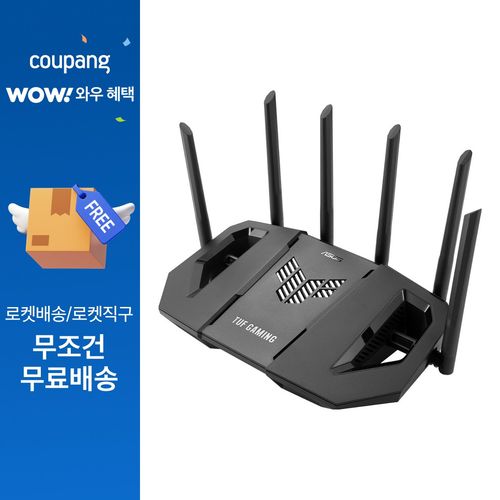 에이수스 TUF Gaming WiFi 7 유무선 게이밍 공유기, 1개, BE9400