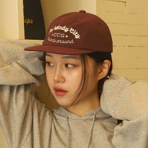 캡조아 힙한 코튼 평챙캡 스트릿 볼캡 남녀공용 캐주얼 빈티지 야구모자