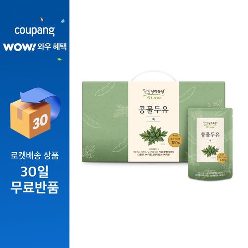 상하목장 콩물두유 쑥, 15개, 180ml