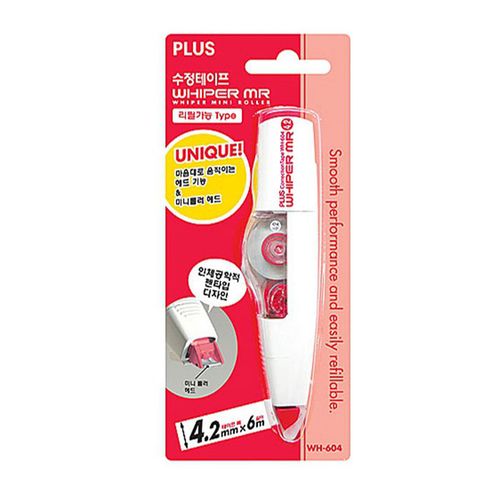 PLUS 수정테이프 WH-604 4.2mm 화이트