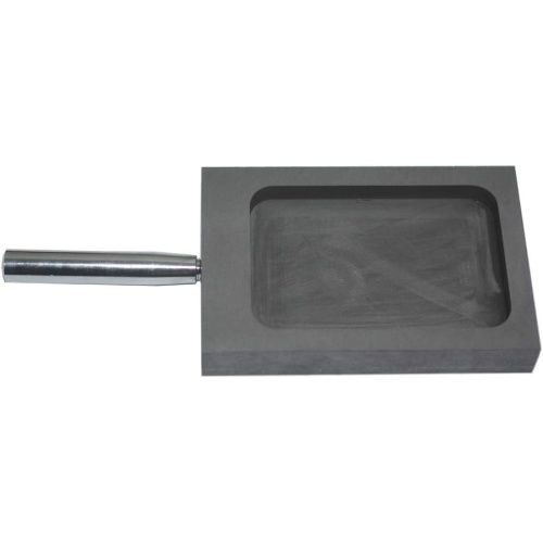 금속 막대를 사용한 용융 주조 정제용 금 은 흑연 잉곳 몰드 도가니1000g평탄 1000g (flat)
