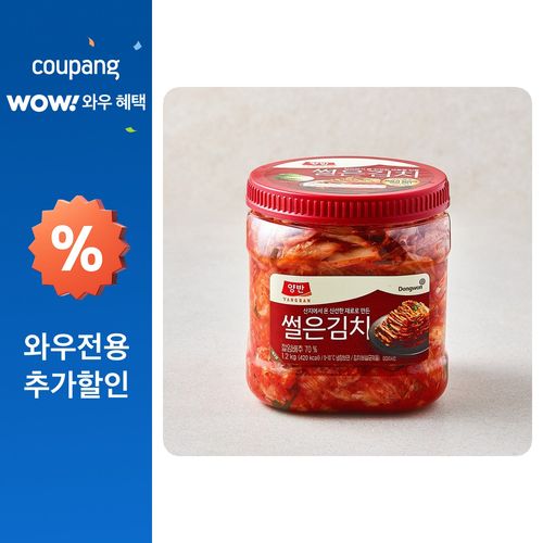 동원 양반 썰은김치, 1.2kg, 1개