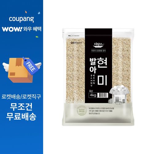 더담은 발아현미, 4kg, 1개