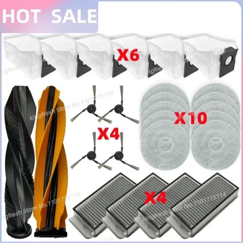 (드리미 Dreame X50 Ultra / L40S 프로 울트라 Pro Master Mova 호환 진공 청소기 부품 메인 롤러 사이드