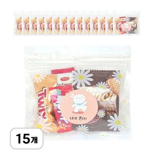 미니 데이지 간식 꾸러미 소포장 과자 선물 세트 개별포장 간식세트, 1세트, G세트 : 쏜다 간식꾸러미