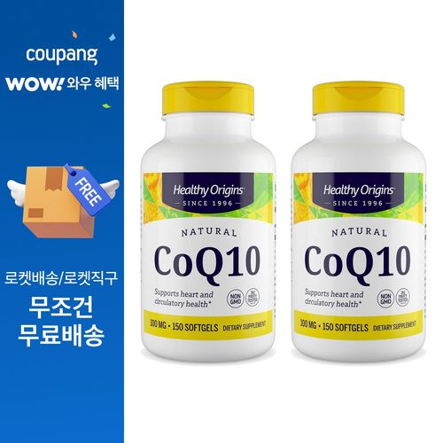 헬시오리진스 CoQ10 100mg 소프트젤, 150정, 2개