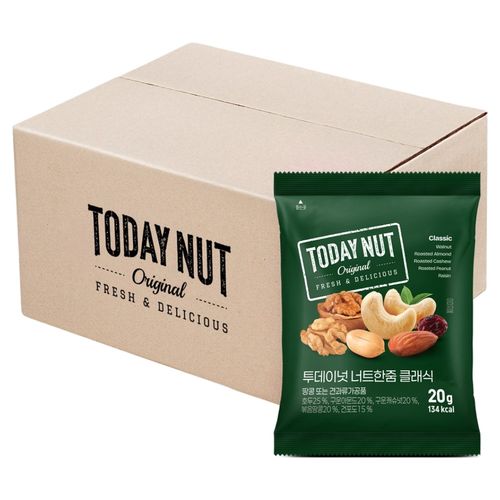 투데이넛 너트한줌 클래식, 20g, 50개