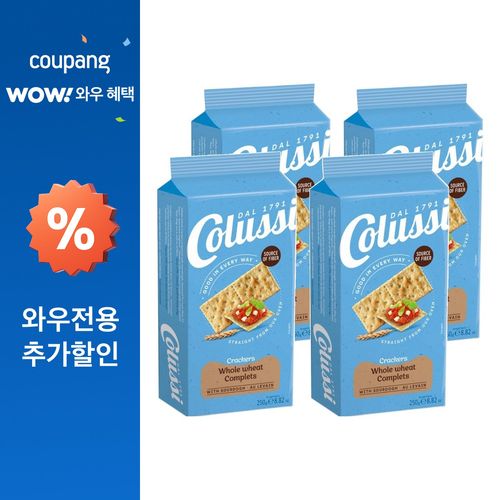 콜루시 통밀크래커, 250g, 4개