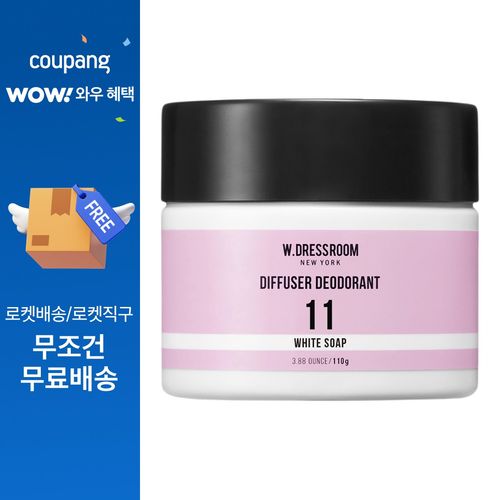 더블유드레스룸 퍼퓸 탈취제 11번 화이트솝 본품, 110g, 1개