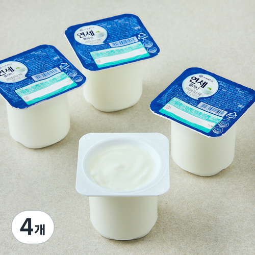 연세유업 연세 요거트 플레인, 320g, 4개