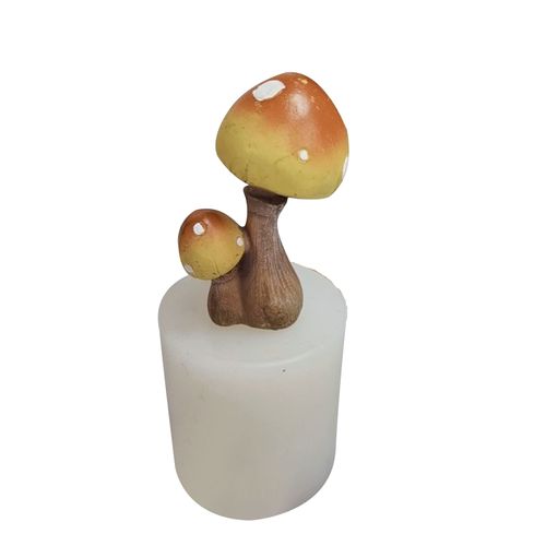 3D 야채 버섯 실리콘 케이크 몰드, 초콜릿 비누 몰드, DIY 퐁당 몰드