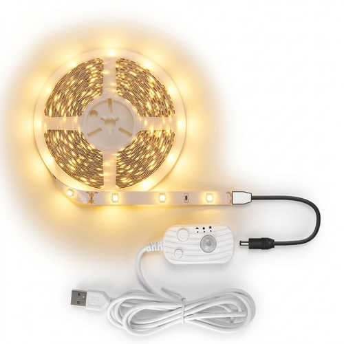 원그리드 USB 스마트 모션 감지 센서 LED 스트립 줄조명 5m