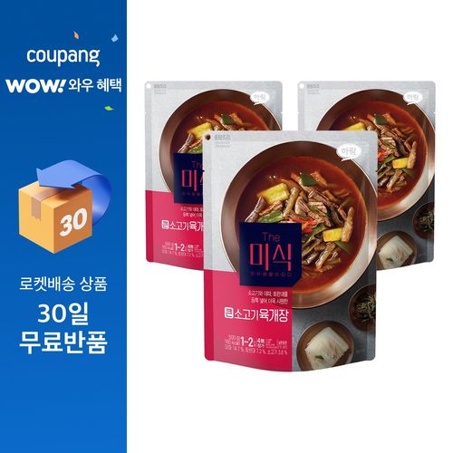 더미식 큰 소고기육개장, 500g, 3개
