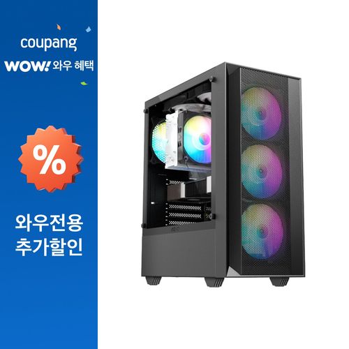 퍼플랩 2026 AMD 게이밍 라이젠5 라이젠 9000 시리즈 라데온 RX 9060 XT, 라이젠5-9600, 32GB, 1TB, Free DOS