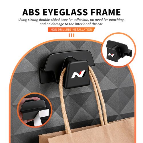 현대 N 라인 투싼 NX4 I20 I30 I10 쏘나타 엘란트라용 차량 선글라스 홀더 ABS 안경 케이스 클립 햇빛 가리개 수납함