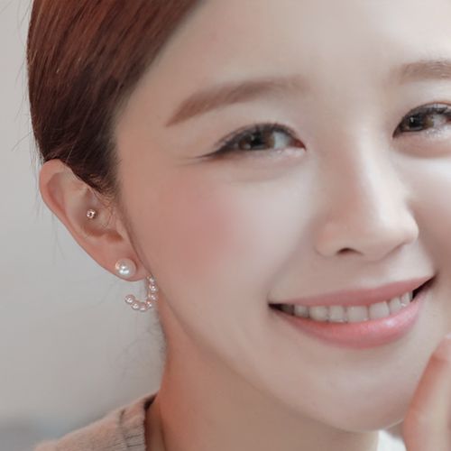 미스21제이라 진주펄 반링 귀걸이 (er2337)