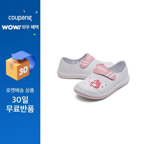 산리오 아동용 CH 마이멜로디 르세 EVA 실내화, 핑크, 180