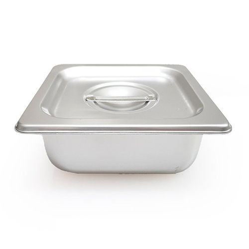 304스텐 밧드 업소용 바트 1/6 2인치 뚜껑세트 트레이 17.6x16x6cm