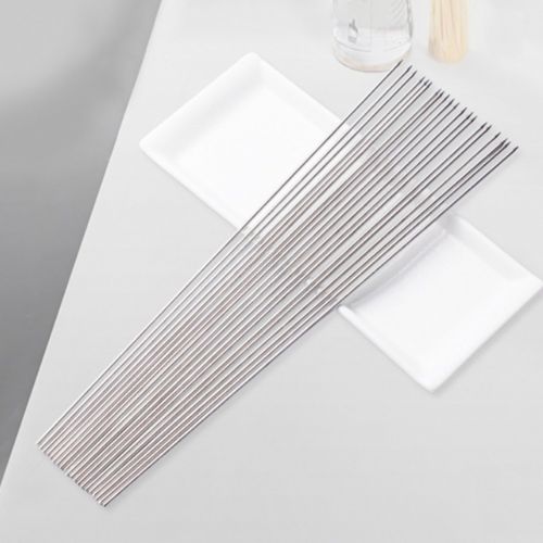 SSZ 스텐304 재사용 바베큐 꼬치 40cm 20개입