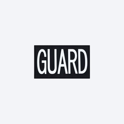 실리콘 GUARD PVC 패치 PC008 - 벨크로 안전 경호 가드 GUARD 유니폼 시큐리티 스태프 보안 KOREA 고무