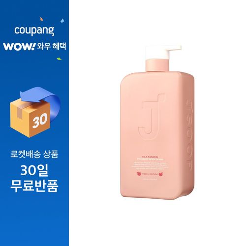 제이숲 실크 케라틴 모이스처 바디워시 피치 에디션, 1L, 1개