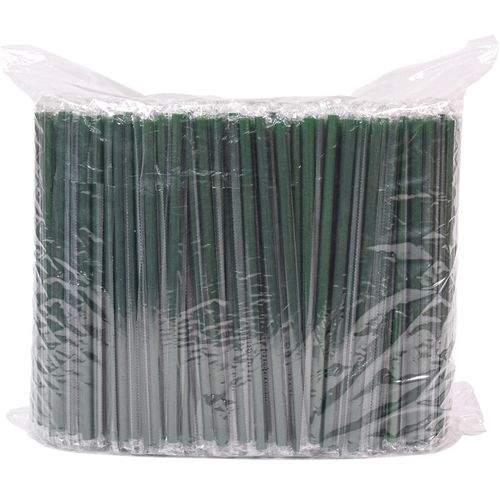 대성산업 개별포장 일자 스트로우 녹색 7 x 210mm