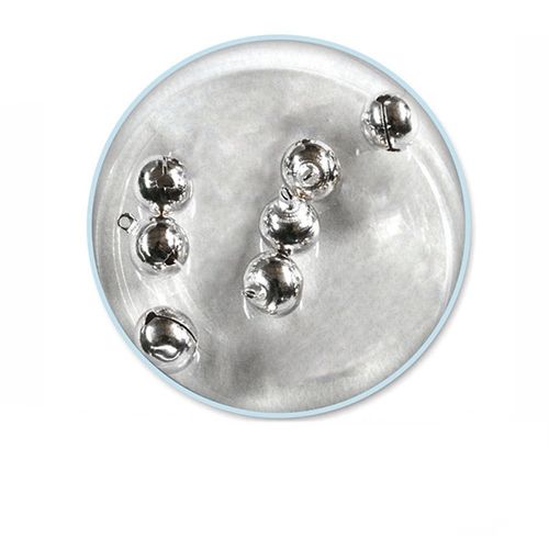 오주상사 미니방울 20mm 은색 딸랑이방울