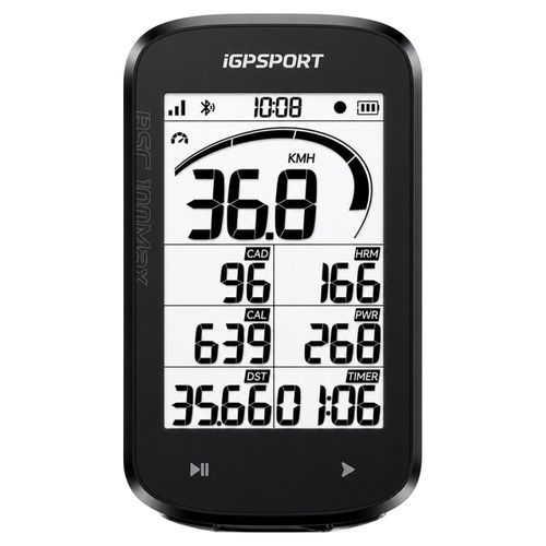 iGPSPORT GPS 자전거 속도계 BSC100Max, 블랙, 1개